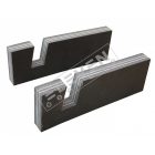 Vesszőfogó 60x20x7cm - talp (egy pár), 14 cm-es vágással