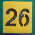 Céljelölő számtábla 25x25 - 1 db