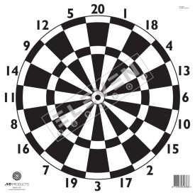 Darts, rekreációs lőlap