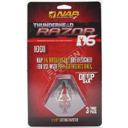 NAP Deep Six Thunderhead Razor 100 grain